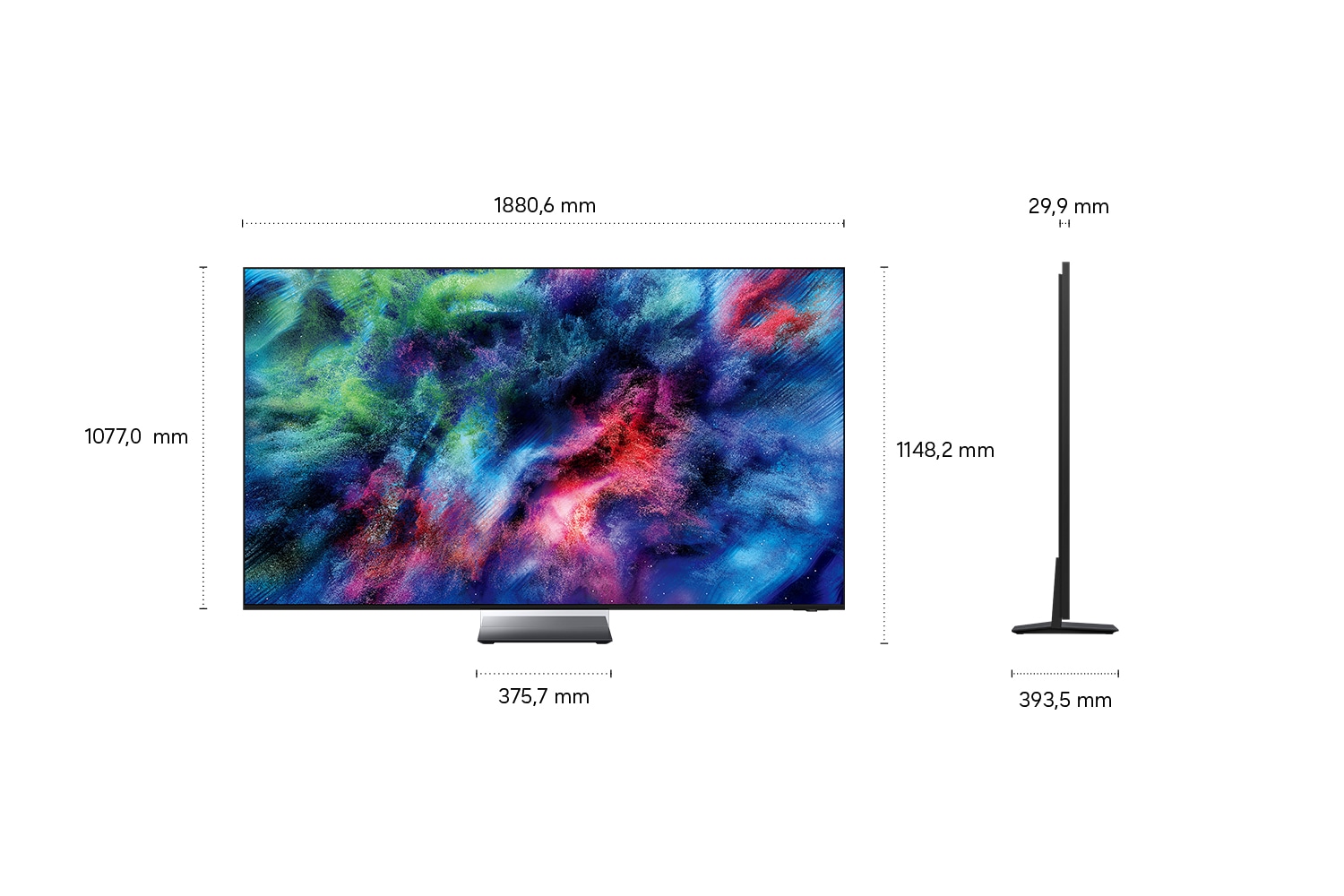 85" Micro RGB R95H 4K Samsung Vision AI Smart TV (2026) Black
