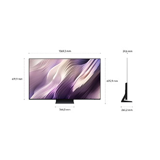 48" OLED S95H 4K Samsung Vision AI Smart TV (2026) L-Perspective2 Graphite 