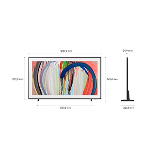 55" The Frame LS03HA 4K Samsung Vision AI Smart TV (2026) Schwarz