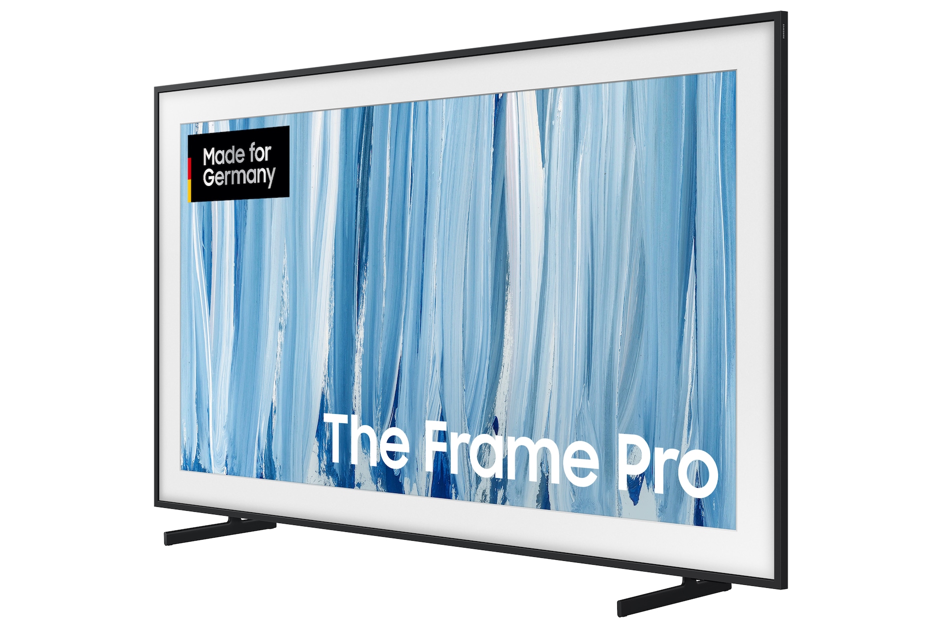 The Frame Pro LS03FH (2026) L-Perspective1 Black Modern Frame Design with Wireleess One Connect