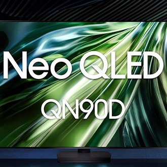 A Samsung Neo QLED QN90D TV.