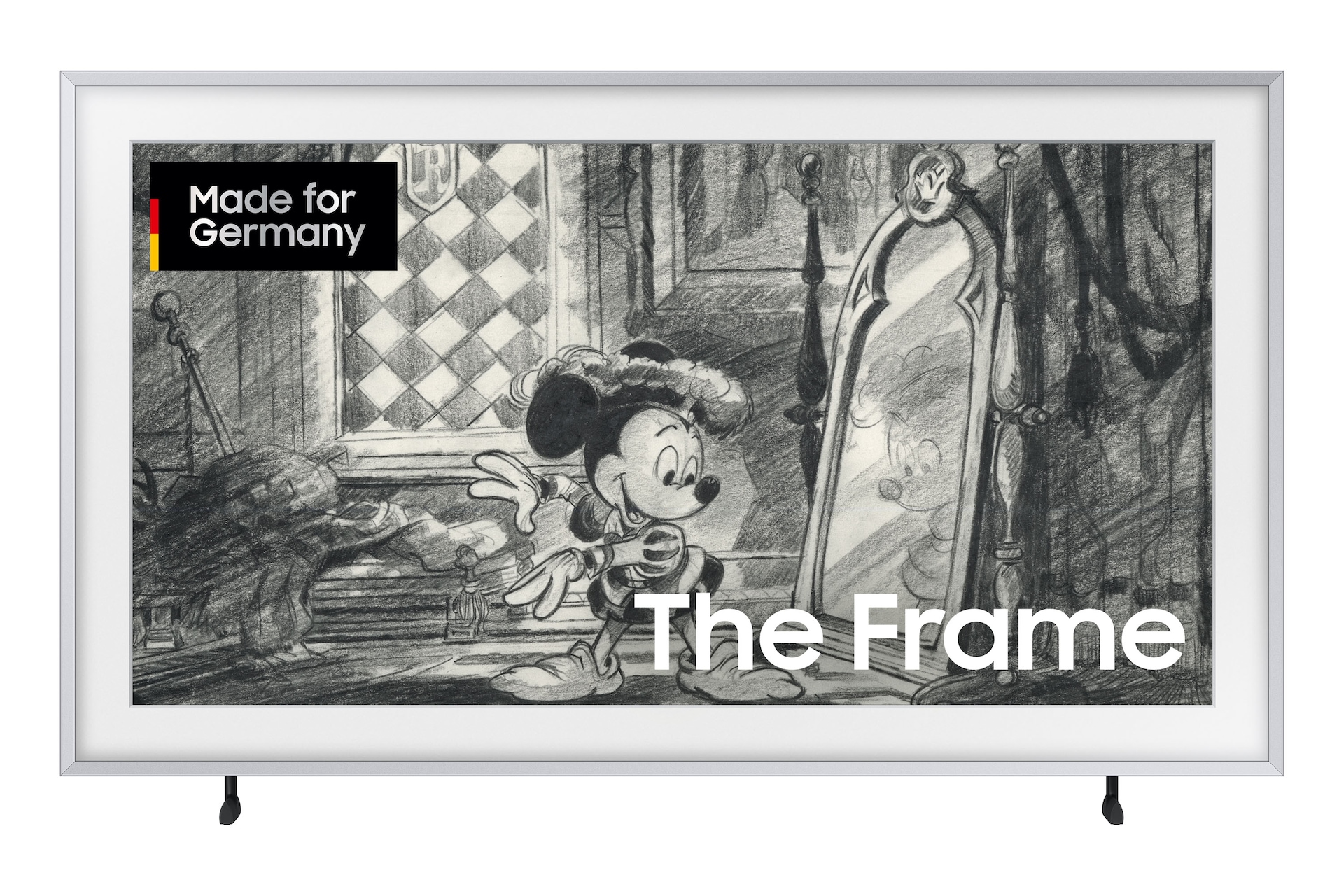 QLED 4K The Frame LS03BS 2023 - Disney100 Edition Silver