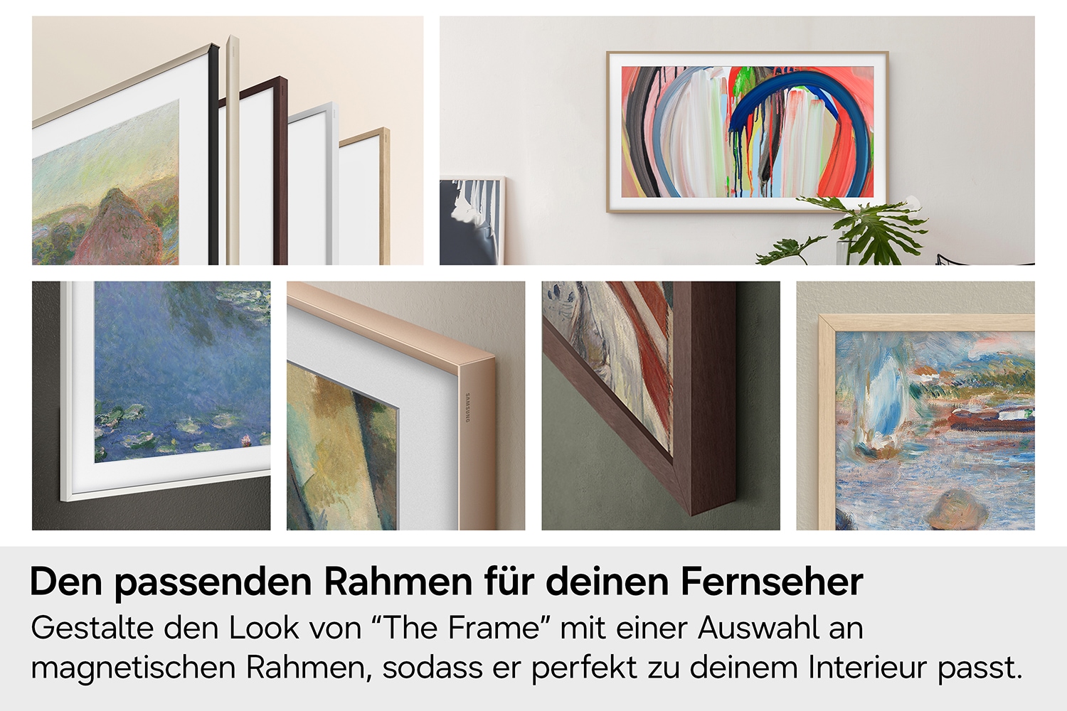 65" The Frame LS03HA 4K Samsung Vision AI Smart TV (2026) Schwarz