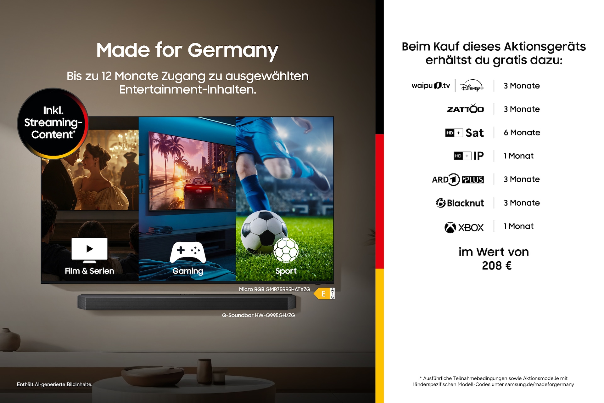 65" OLED S90H 4K Samsung Vision AI Smart TV (2026) Graphite
