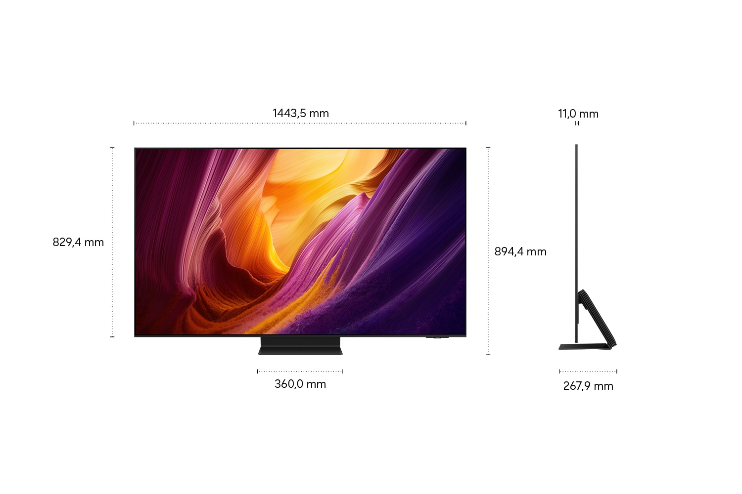 {Inch}" OLED S95H 4K Samsung Vision AI Smart TV (2026) Graphite