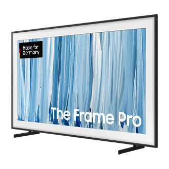 The Frame Pro LS03FH (2026) L-Perspective1 Black Modern Frame Design with Wireleess One Connect