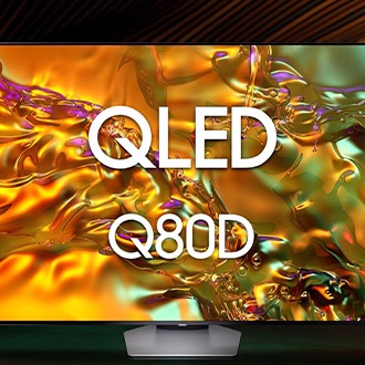 A Samsung QLED Q80D TV.