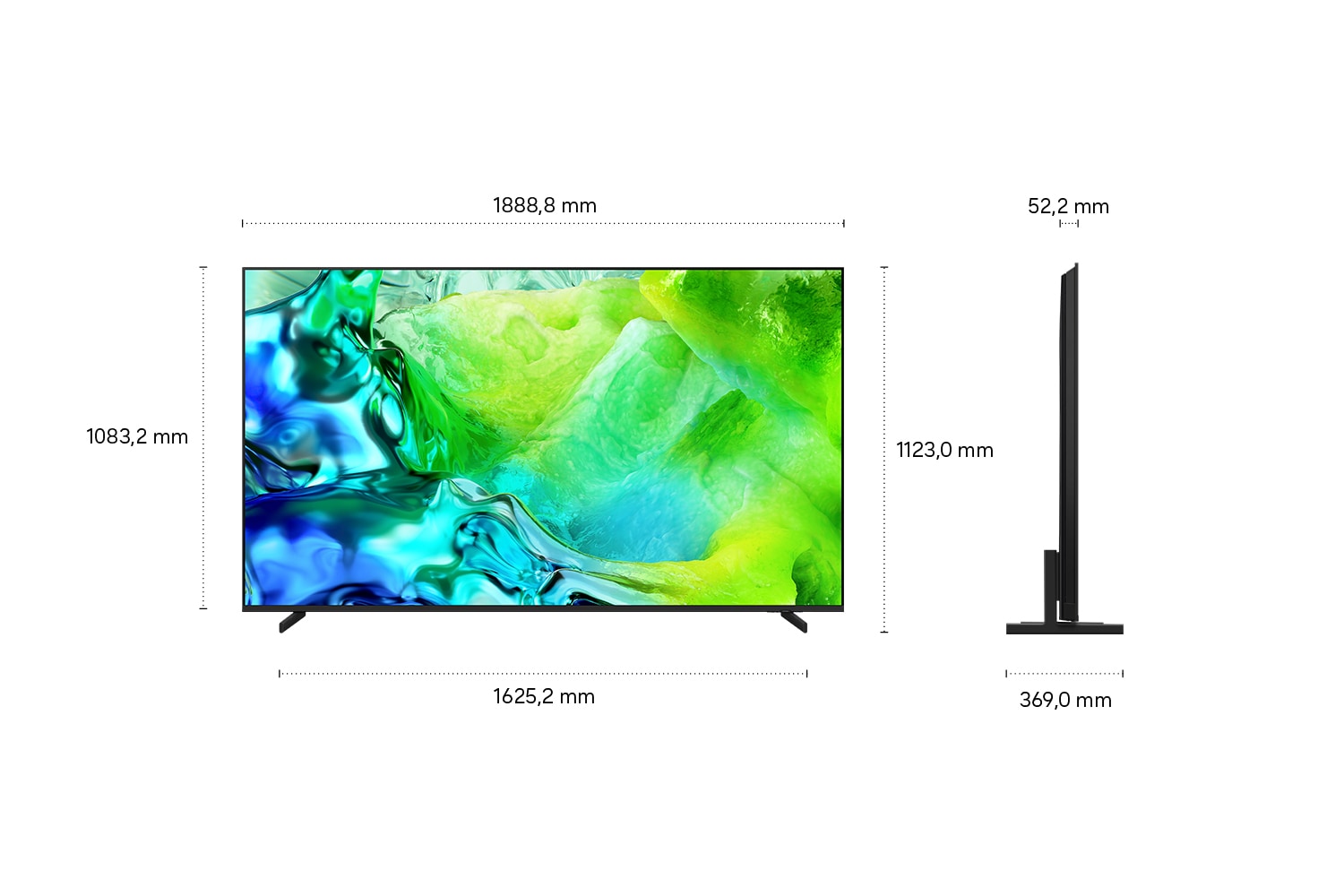 85" Neo QLED QN80H 4K Samsung Vision AI Smart TV (2026) Titanium Black