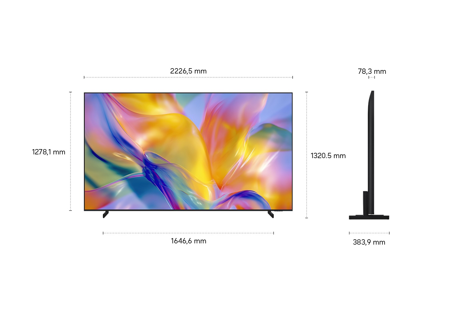 100" Mini LED M90H 4K Samsung Vision AI Smart TV (2026) Titanium Black
