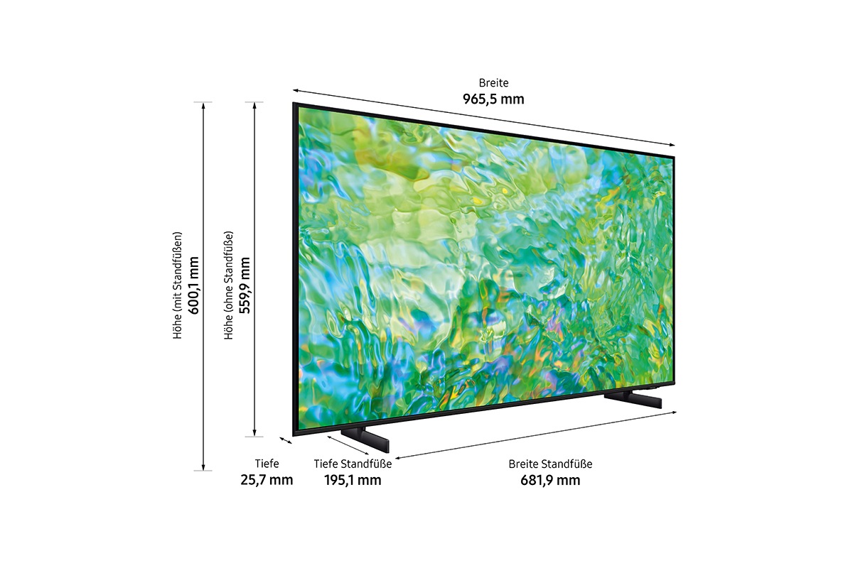 GU43CU8079U dimensions