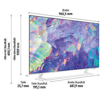 GU43CU8589UXZG dimensions