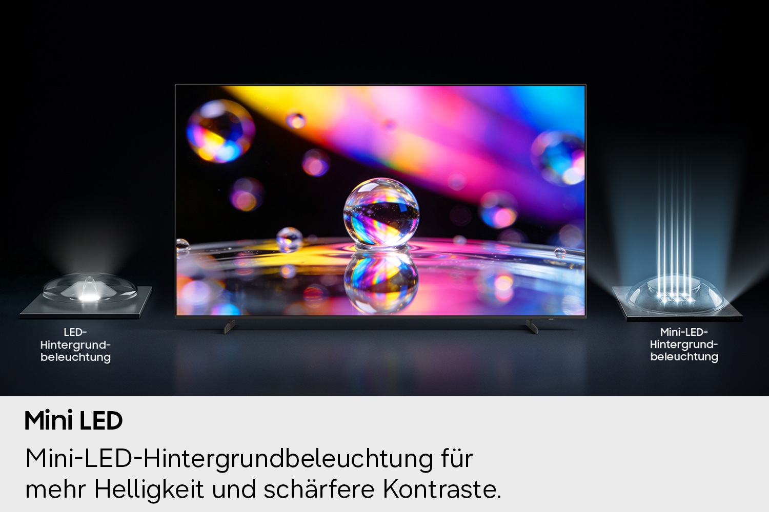 43" Mini LED M71H 4K Samsung Vision AI Smart TV (2026) Titanium Black