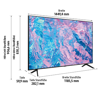 GU65CU7179U dimensions