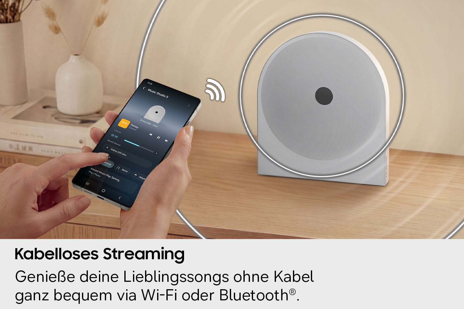 Music Studio 5 LS51H WiFi-Bluetooth Speaker Weiß (2026) Weiß