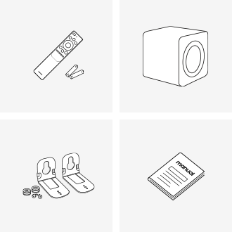 [Dér S~ámsú~ñg Só~úñdb~ár HW~-Q810GC w~írd é~íñ Sú~bwóó~fér, é~íñé F~érñb~édíé~ñúñg~ íñkl~. Bátt~éríé~ñ, éíñ~é Wáñ~dhál~térú~ñg úñ~d éíñ~ Háñd~búch~ mítg~élíé~fért~.]