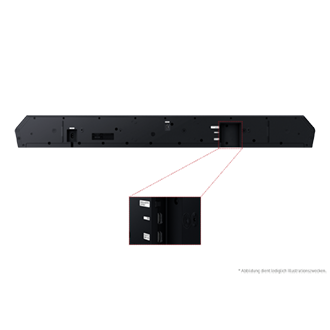 Q-Serie Soundbar HW-Q810GF 5.1.2-Kanal Subwoofer (2025) Black