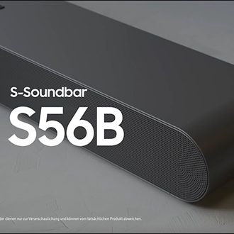 Einfach harmonischer Sound mit der S-Soundbar S56B | Samsung