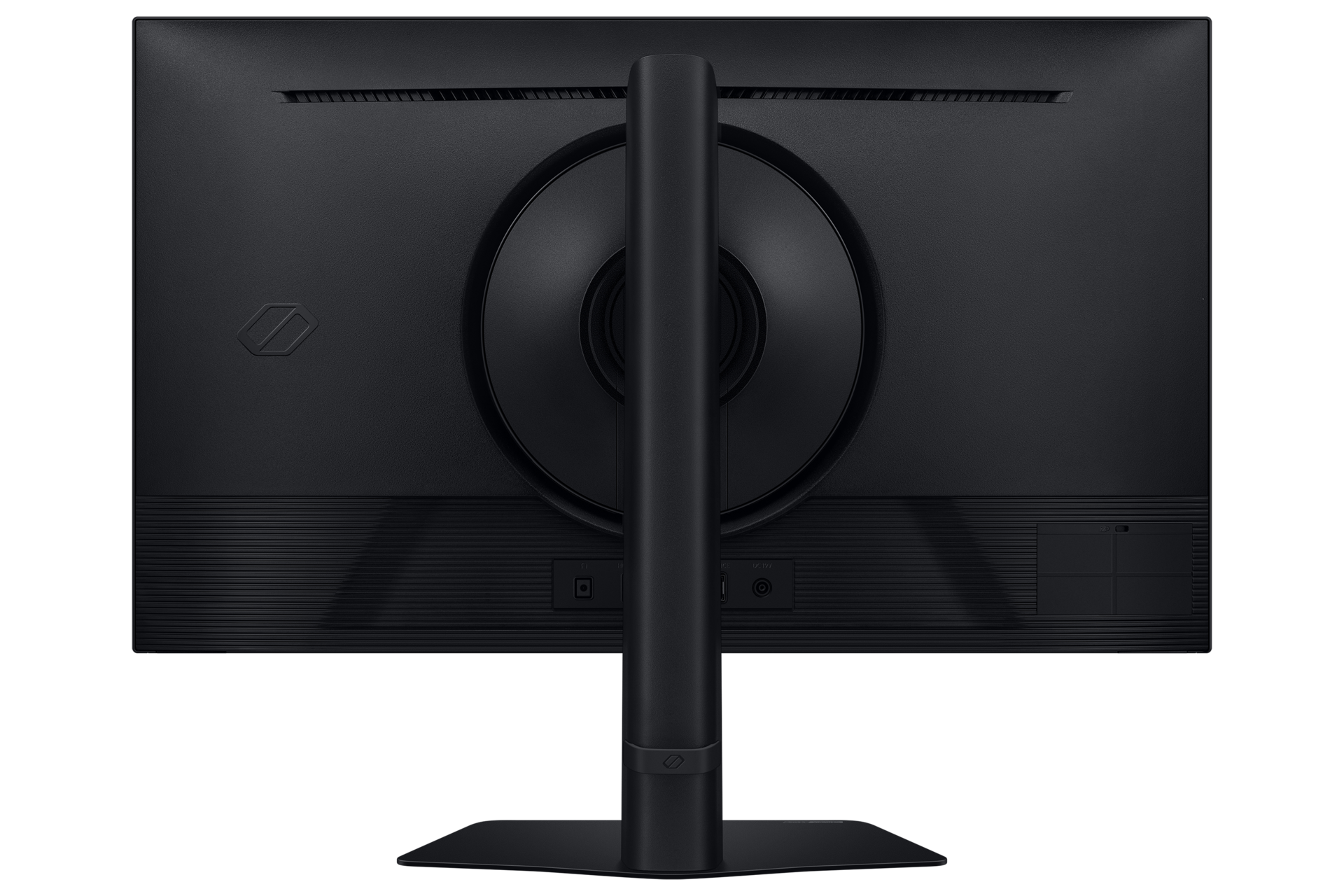 Rückseite des 27-Zoll-Monitors Samsung Odyssey G60F.