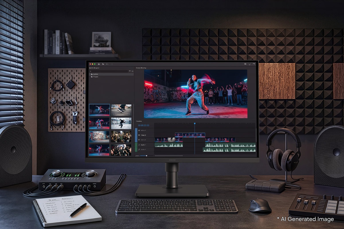 27" ViewFinity S8 (S80HF) 5K Monitor Schwarz
