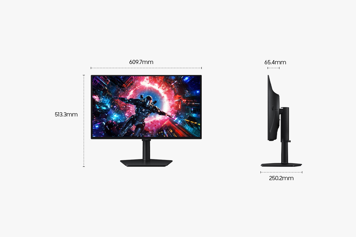 27" Odyssey OLED G7 (G70SH) 4K 165Hz Gaming Monitor Schwarz
