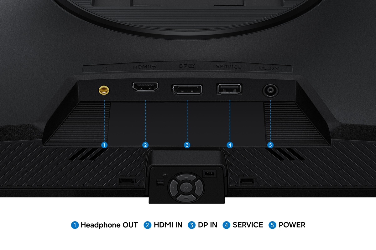 27" Odyssey OLED G7 (G70SH) 4K 165Hz Gaming Monitor Schwarz