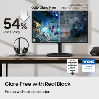 27" Odyssey OLED G7 (G70SH) 4K 165Hz Gaming Monitor Schwarz