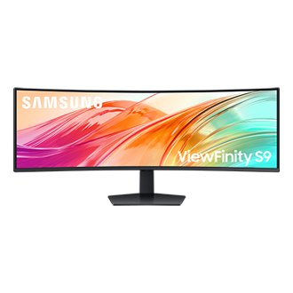 49" ViewFinity S9 S95UF DQHD Monitor Front2 Black 