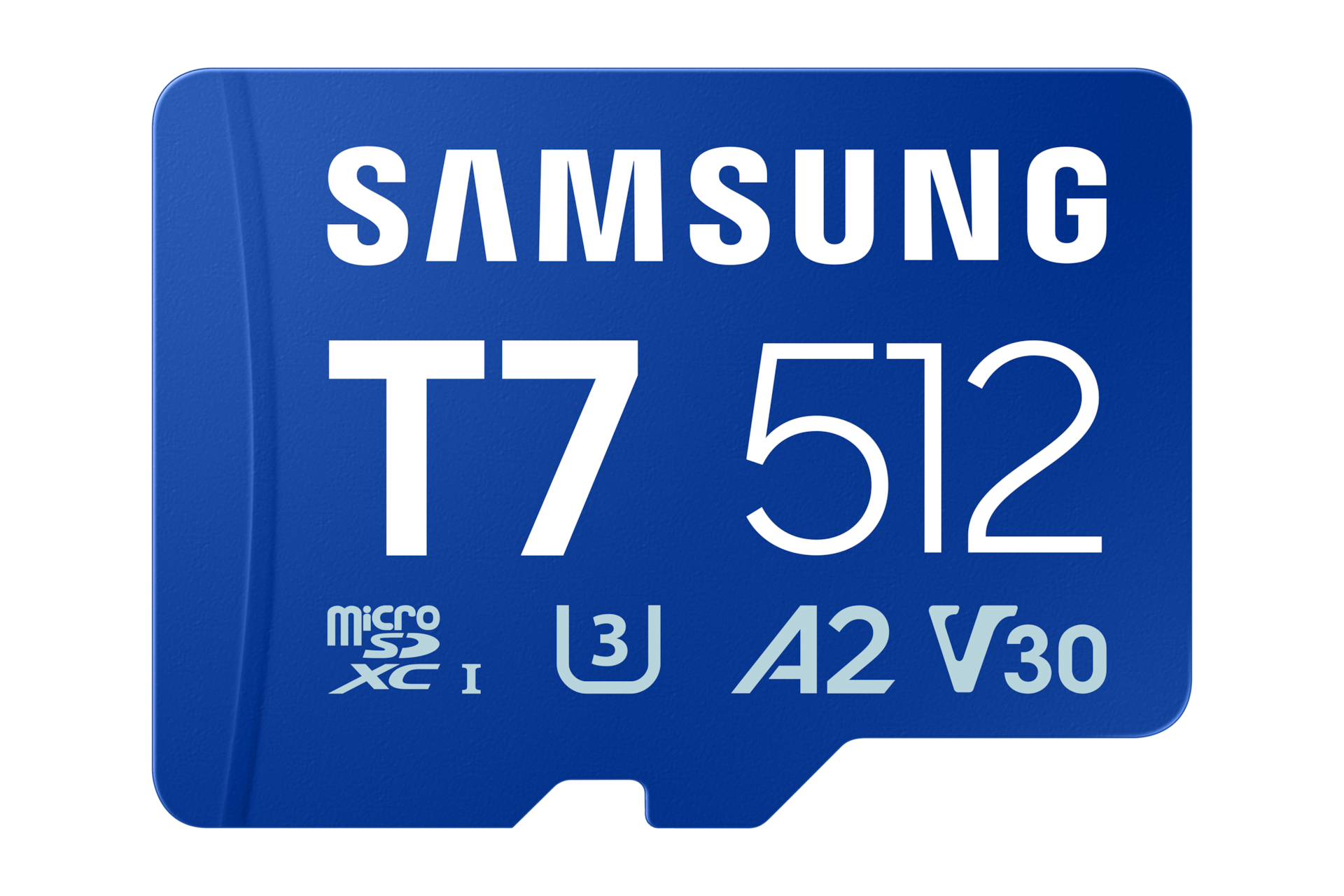 Samsung T7 microSDXC™ UHS-I Speicherkarte - 512 GB Blau