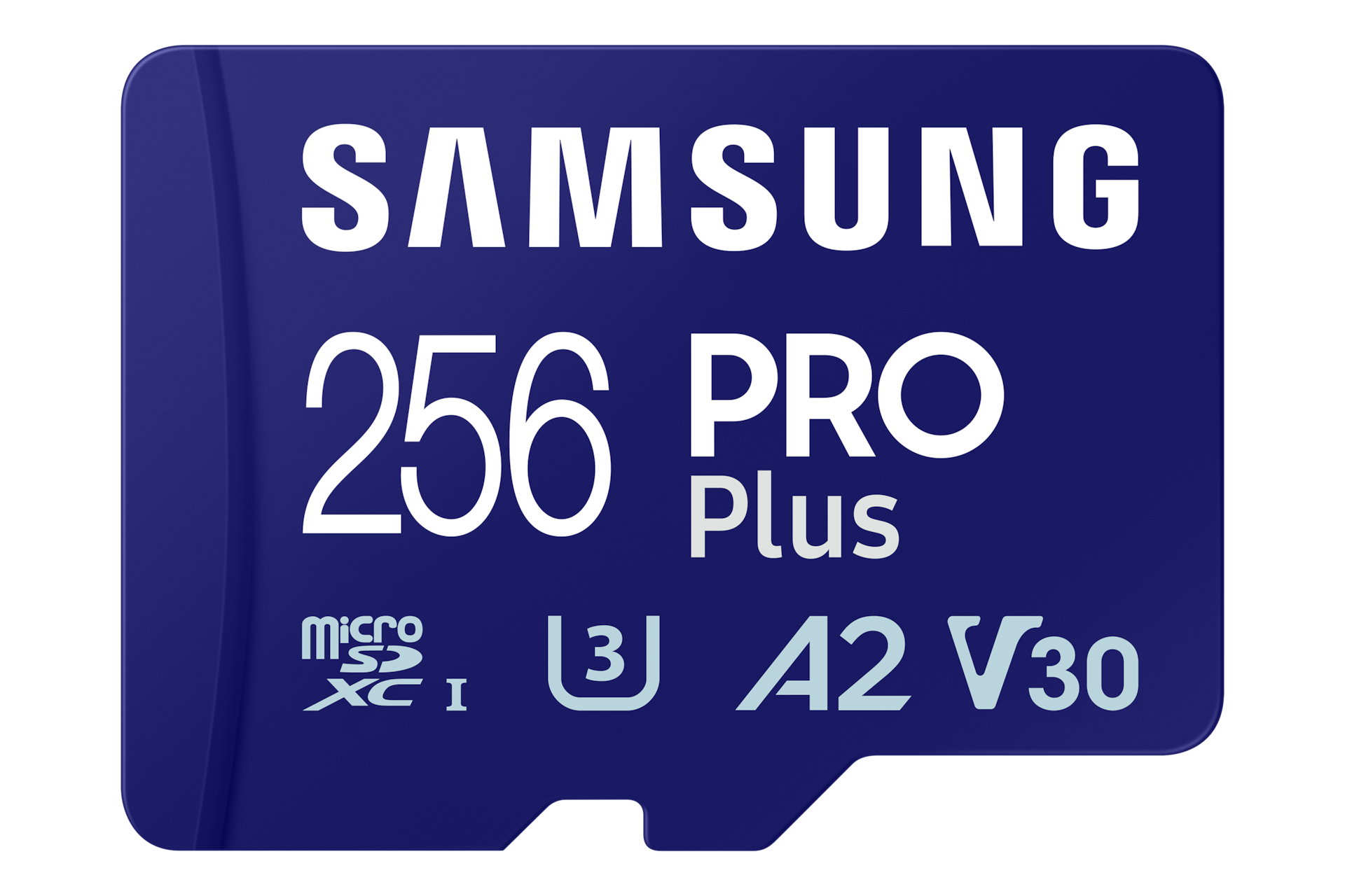 Samsung PRO Plus microSD-Speicherkarte (2023) inkl. SD Adapter - 256 GB Blau