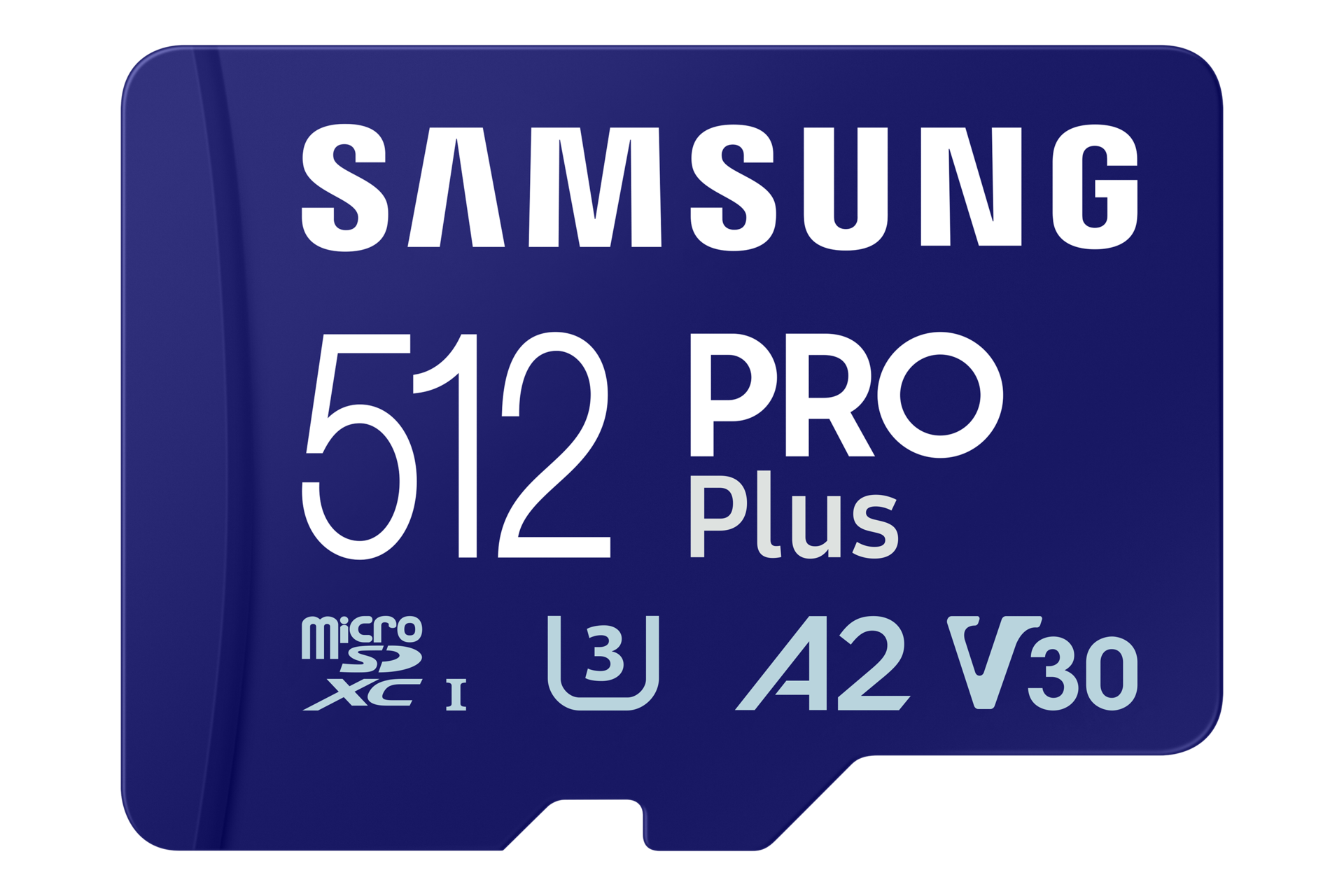 Samsung PRO Plus microSD-Speicherkarte (2023) mit USB-Kartenleser - 512 GB Blau