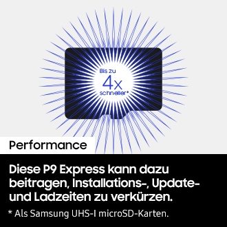 P9 Express microSDXC™ Express UHS-I Speicherkarte - 256 GB Weiß