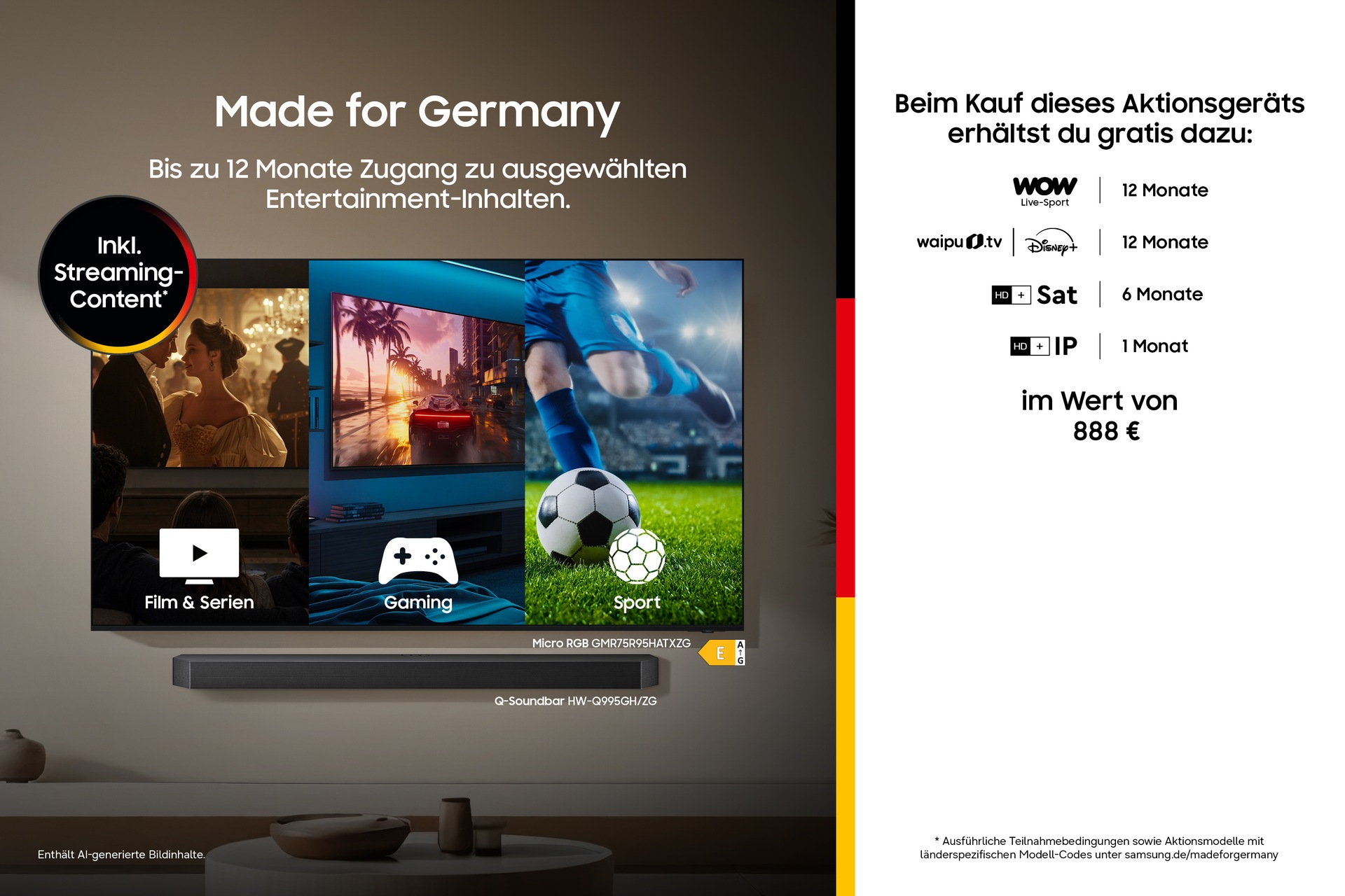 115" Micro RGB MR95F Vision AI Smart TV (2025) Silver