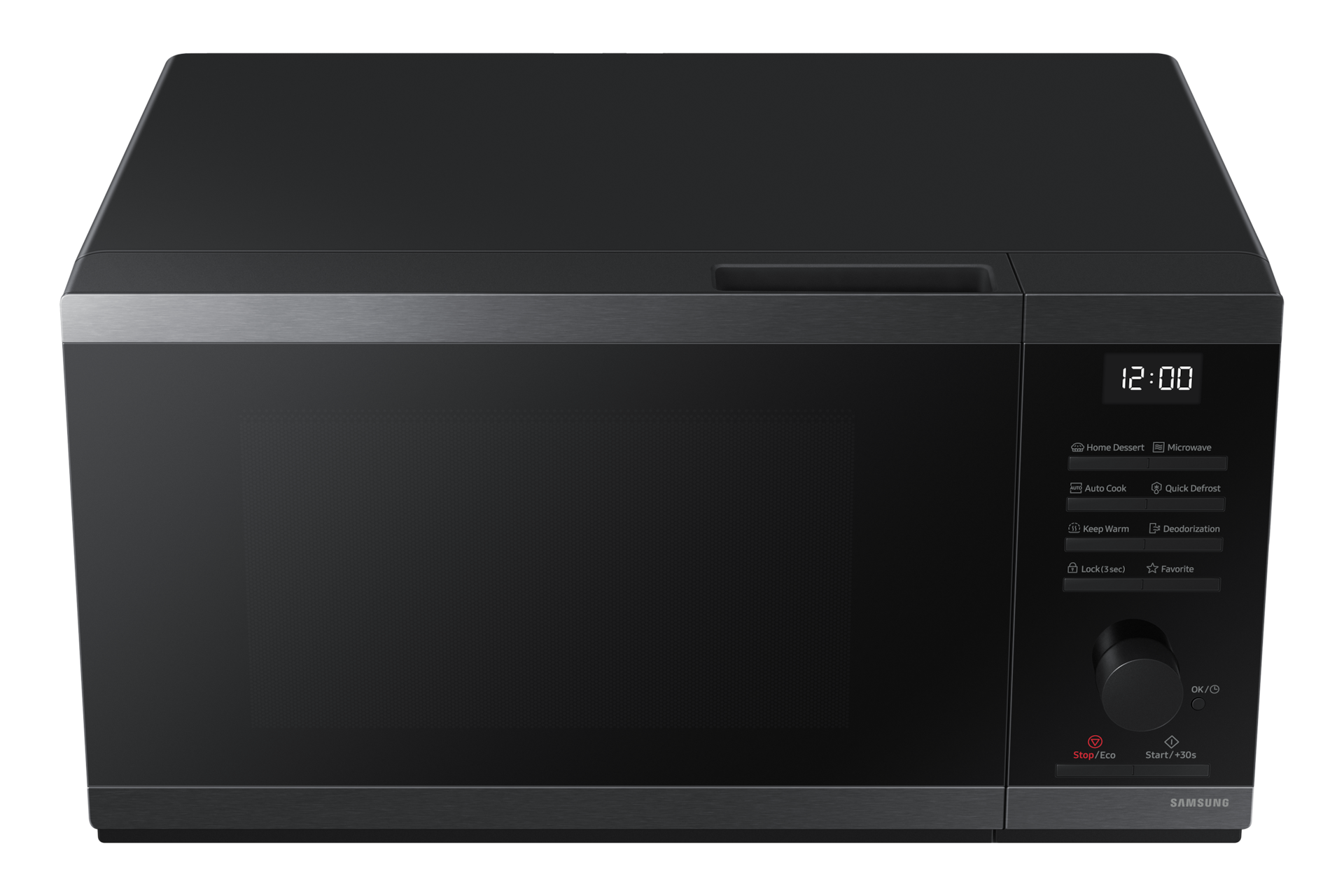 handle-top-view Black