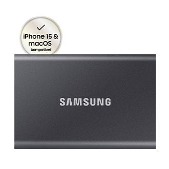 Portable SSD T7 - 2 TB - Grau | MU-PC2T0T/WW | Samsung Business 