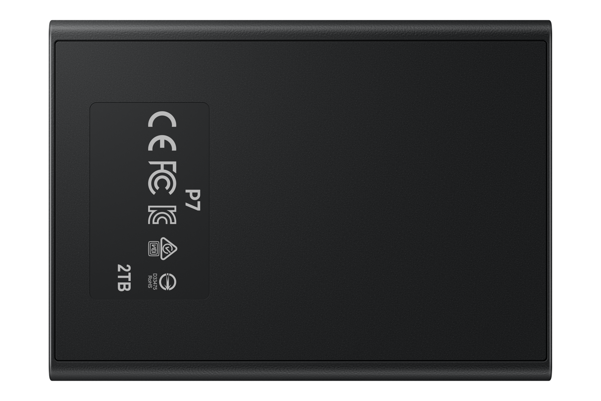 P7 Portable SSD Back Black 