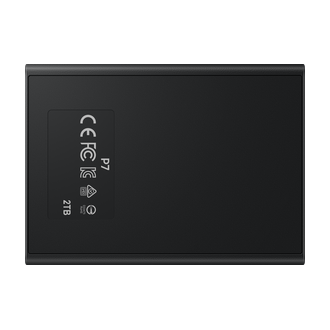 P7 Portable SSD Back Black 