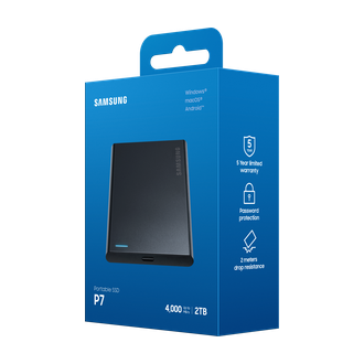 P7 Portable SSD PKG-R-Perspective Black 