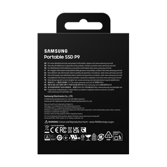 P9 Portable SSD PKG-Back Jet Black 