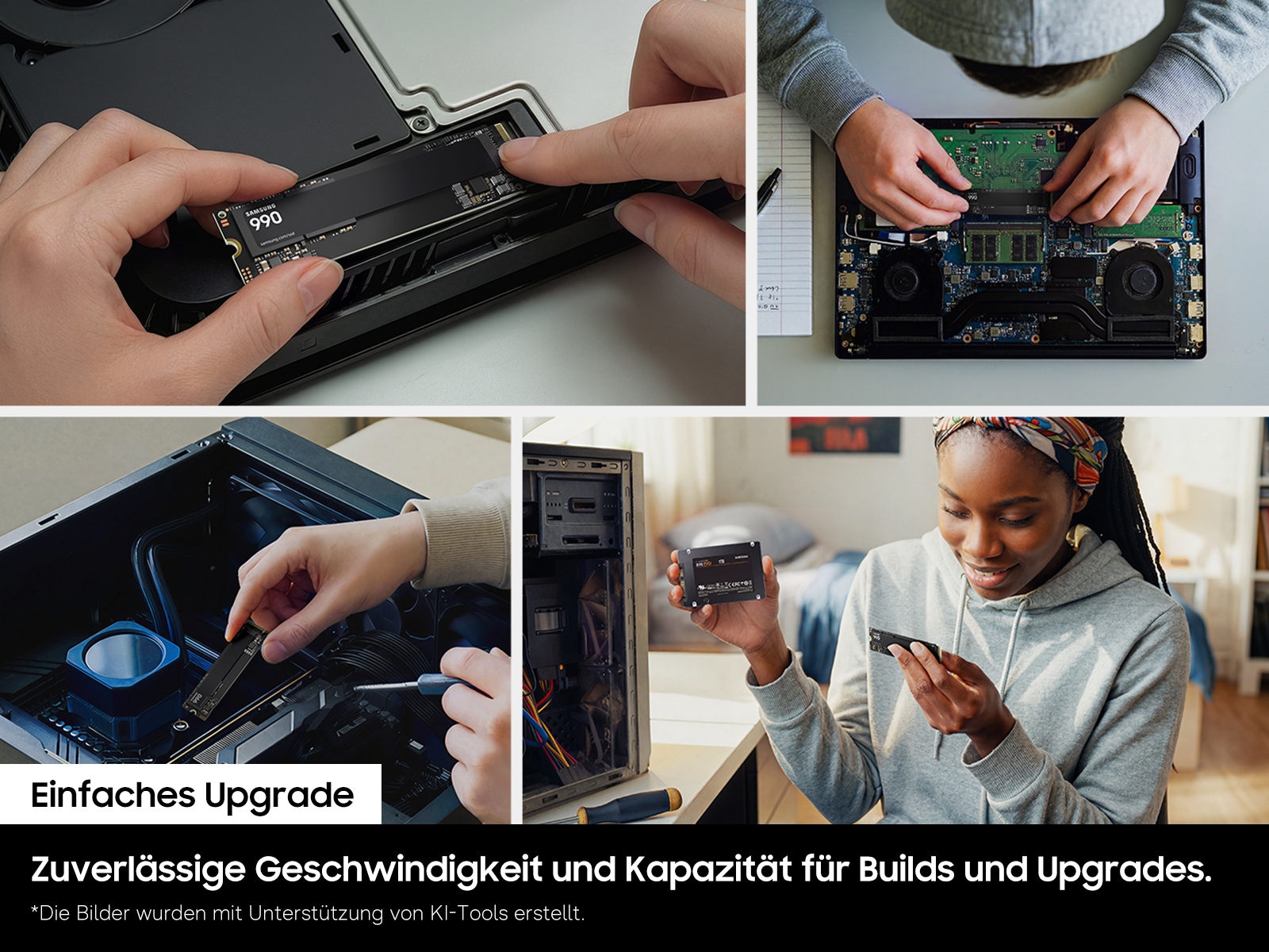 990 PCIe 4.0 NVMe M.2 SSD - 2 TB Schwarz