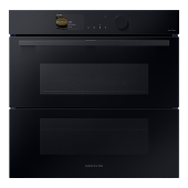 Dual Cook Flex™ Einbaubackofen, 76 ℓ, A+*, Pyrolyse, Schwarzes Glas, Serie 6 Black