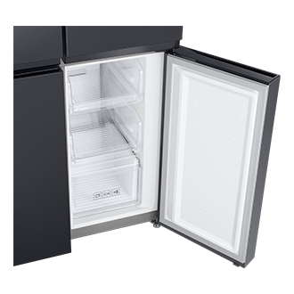 RF48A401EB4/EF Detail-Freezer-Door-R Black 