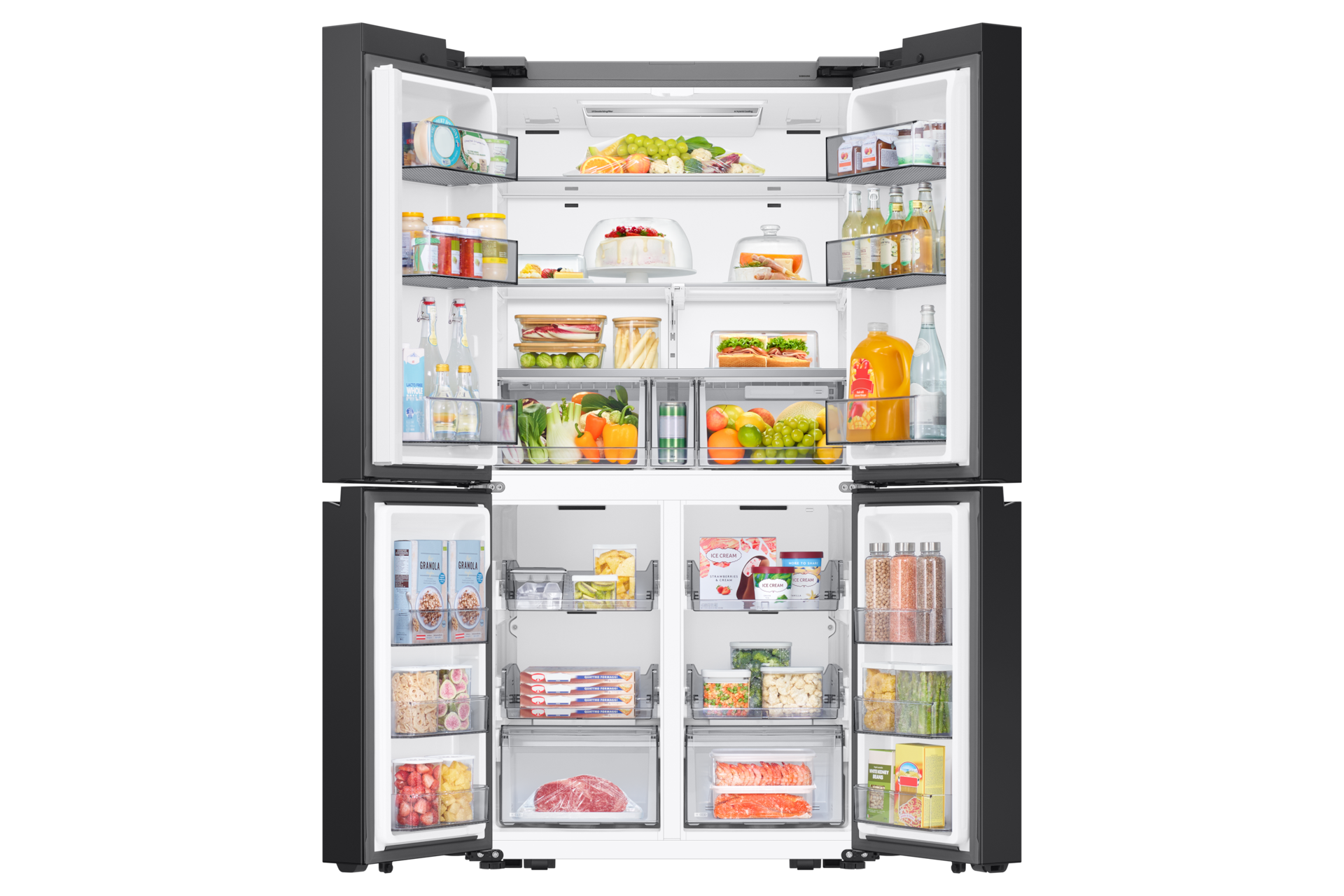 front-open-with-food2 Stainless Steel