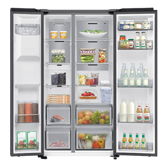 front-open-with-food Black Doi