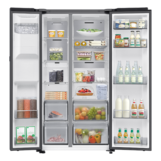 front-open-with-food Black Doi