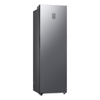 RZ80 Eintür-Gefriergerät, 186 cm, SpaceMax™ mit AI Energy Mode und automatischer Türöffnung, EEK: D L-Perspective Silver 