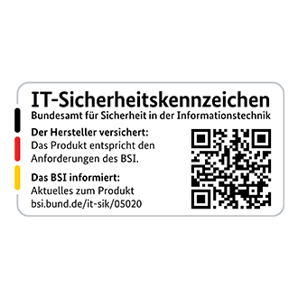 Gekennzeichnet mit dem IT-Sicherheitskennzeichen des BSI