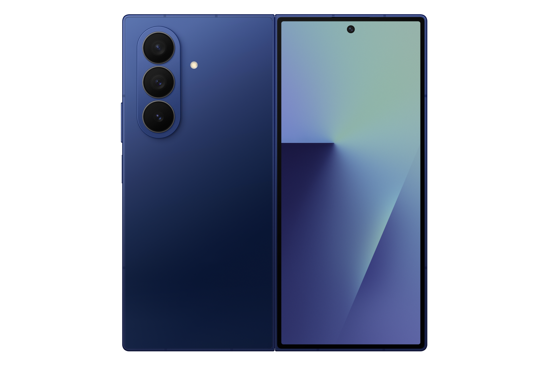 Galaxy Z Fold7 Certified Re-Newed Openback Blue Shadow 