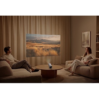 The Freestyle+ Full HD Mobiler Projektor (2026) Ceramic White