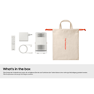 The Freestyle+ Full HD Mobiler Projektor (2026) Ceramic White