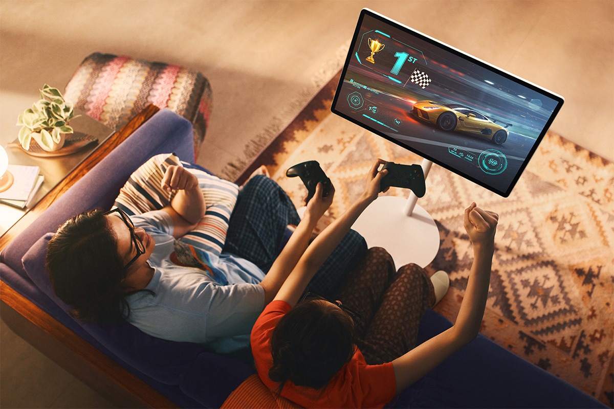 27" The Movingstyle Interaktiver QHD Touchscreen (2025) White